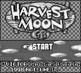 Harvest Moon GB Title Screen